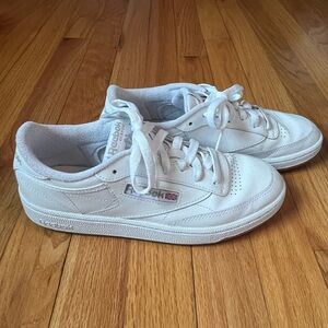 Reebok White Athletic Sneakers